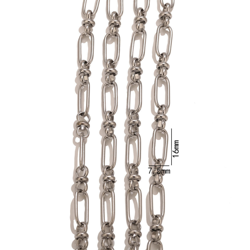 Nehrđajući čelični lanac s tretmanom isticanja — Chenying Jewelry, prilagodljiv