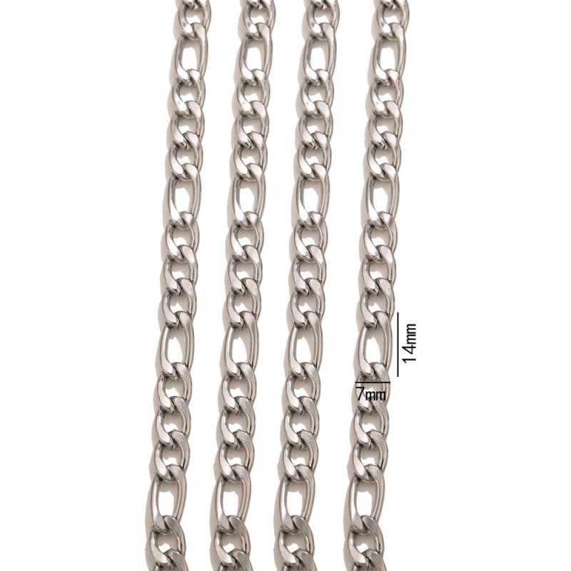 Nehrđajući čelični lanac s tretmanom isticanja — Chenying Jewelry, prilagodljiv