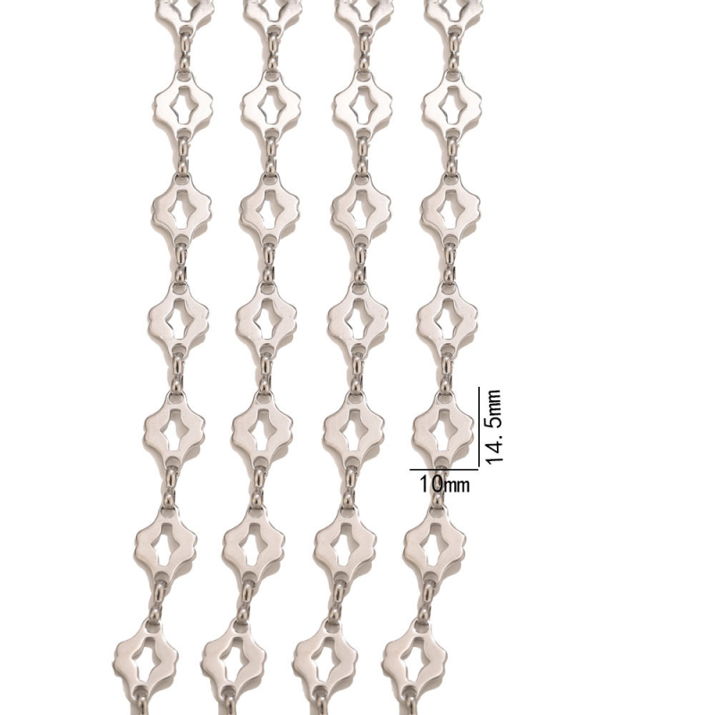 Nehrđajući čelični lanac s tretmanom isticanja — Chenying Jewelry, prilagodljiv