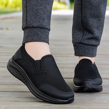 Unisex prozračne mrežaste casual slip-on cipele, niski profil, okrugli nos, PU ulošak