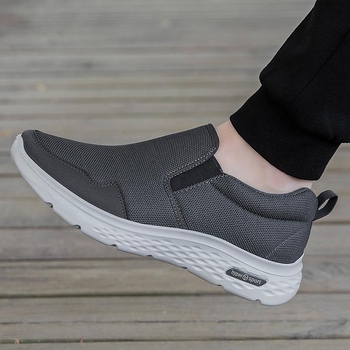Unisex prozračne mrežaste casual slip-on cipele, niski profil, okrugli nos, PU ulošak