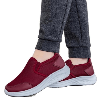 Unisex prozračne mrežaste casual slip-on cipele, niski profil, okrugli nos, PU ulošak