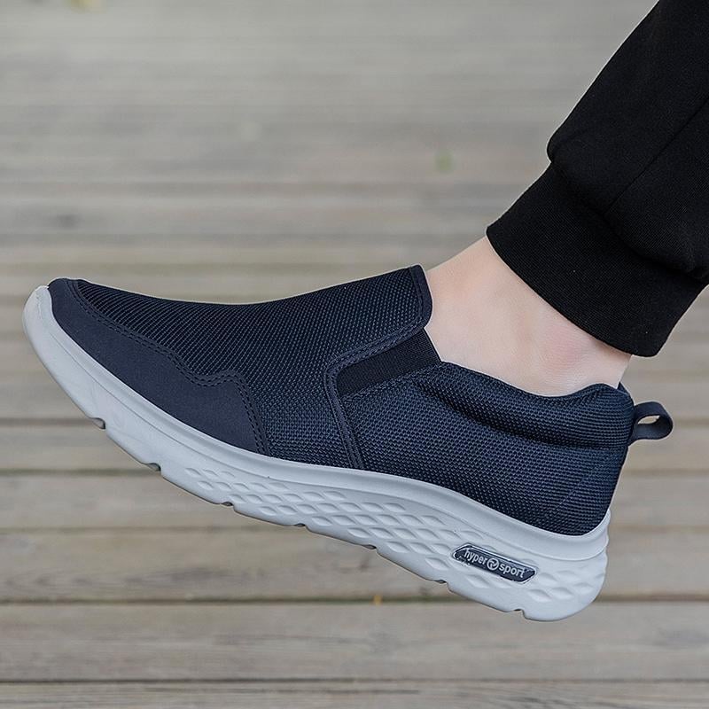 Unisex prozračne mrežaste casual slip-on cipele, niski profil, okrugli nos, PU ulošak