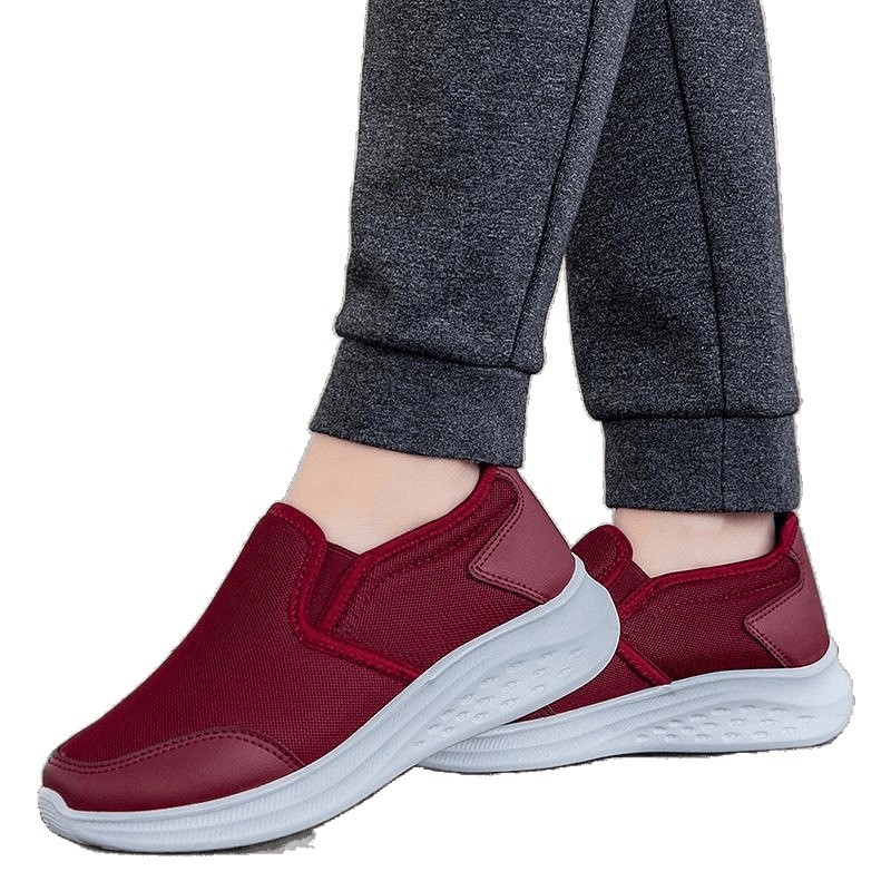 Unisex prozračne mrežaste casual slip-on cipele, niski profil, okrugli nos, PU ulošak