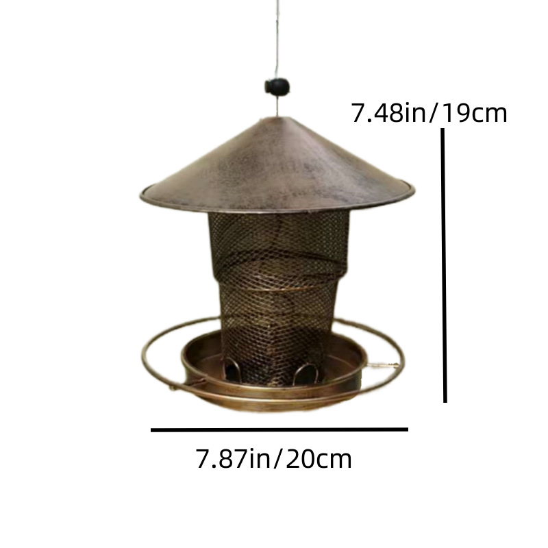 Τροφοδότης πουλιών από σίδηρο, αυτόματη τροφοδοσία, για ενυδρείο
