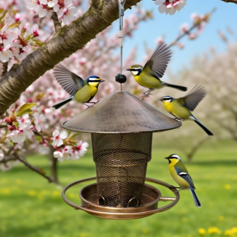 Τροφοδότης πουλιών από σίδηρο, αυτόματη τροφοδοσία, για ενυδρείο