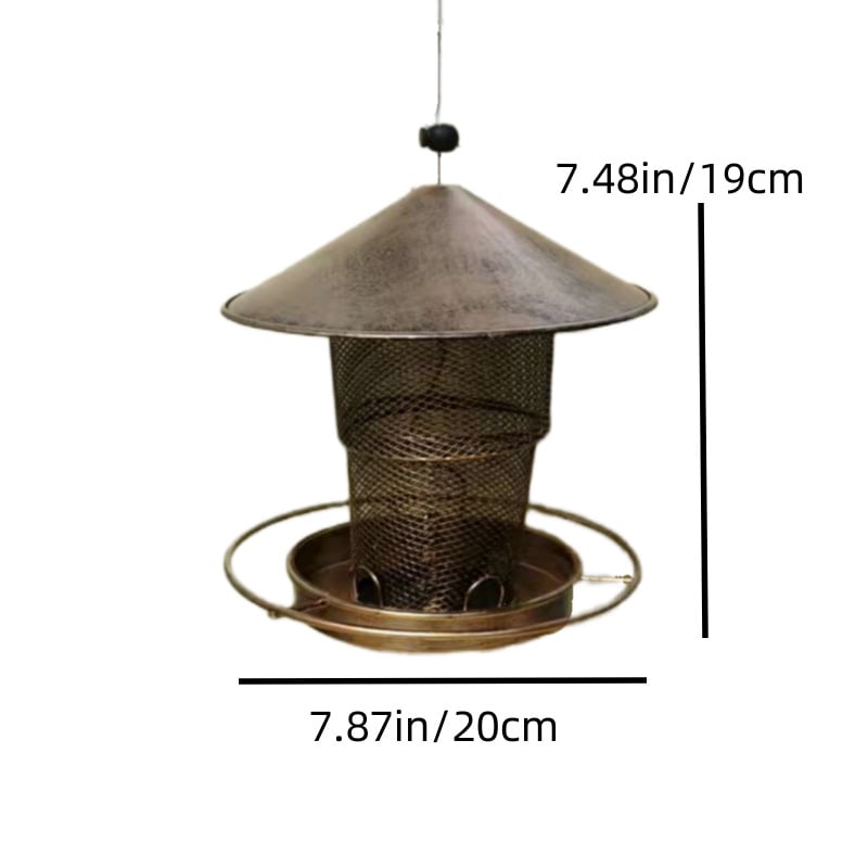 Τροφοδότης πουλιών από σίδηρο, αυτόματη τροφοδοσία, για ενυδρείο