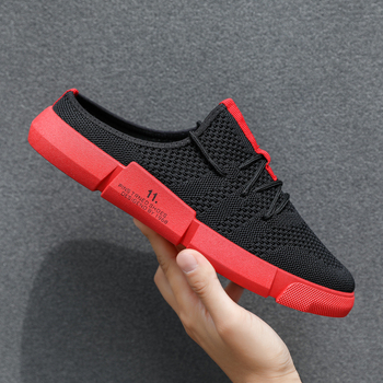 Papuci de bărbați, partea superioară din plasă respirabilă, talpă EVA antiderapantă, stil casual de vară