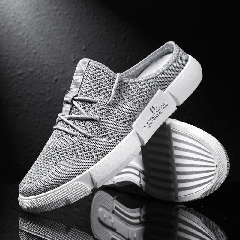 Papuci de bărbați, partea superioară din plasă respirabilă, talpă EVA antiderapantă, stil casual de vară