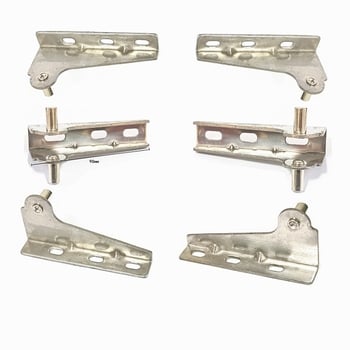 Kereskedelmi négyajtós fagyasztó ajtó zsanér, rozsdamentes acél 201, polírozott felület, hagyományos vastag zsanér, Jingbo, modern minimál stílus, Zhejiang modell