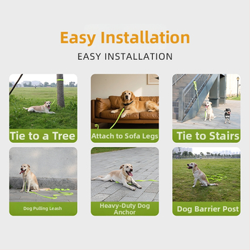 PVC kutyapóráz, vízálló, fix hossz 5/10/20 m, Xiangqi márka