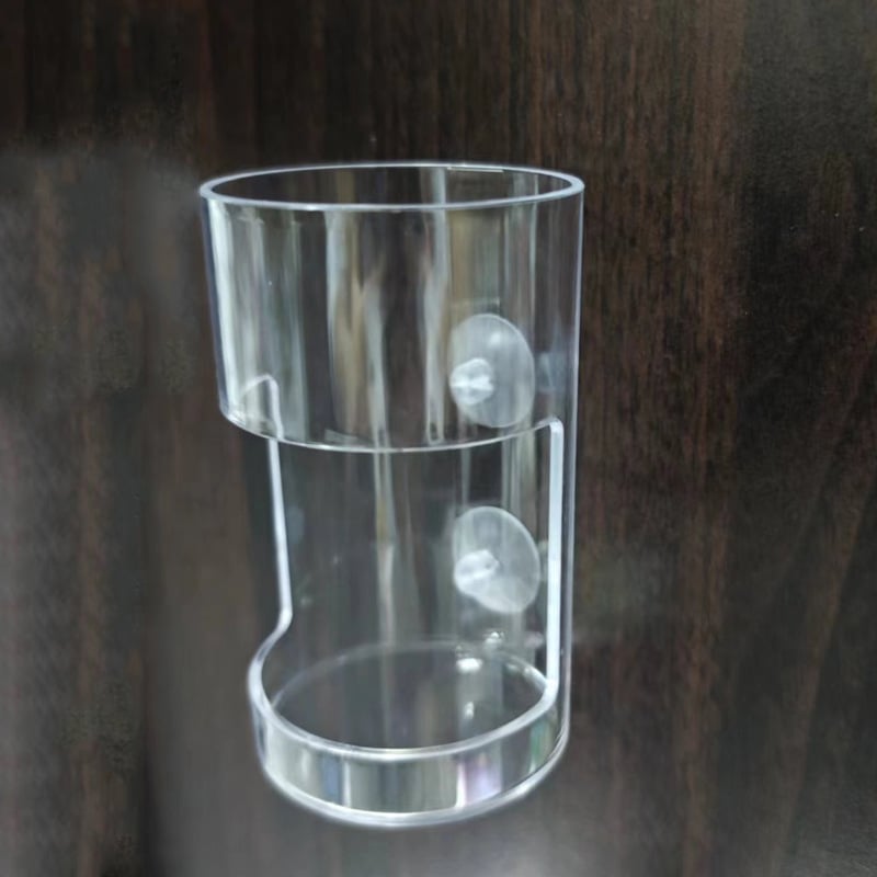 Hranitor pentru acvariu, din plastic, alimentare cu punct fix, potrivit pentru acvarii, cutie cu 100 buc