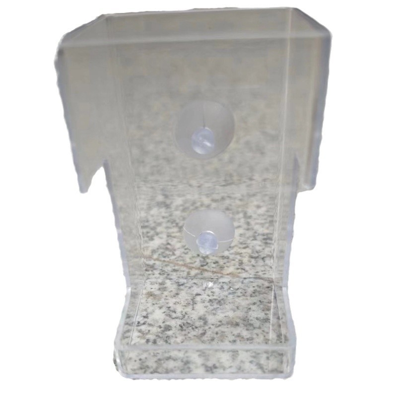 Hranitor pentru acvariu, din plastic, alimentare cu punct fix, potrivit pentru acvarii, cutie cu 100 buc