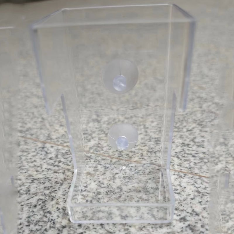 Hranitor pentru acvariu, din plastic, alimentare cu punct fix, potrivit pentru acvarii, cutie cu 100 buc