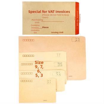 Sanyi kraftová obálka z papiera, štýl čínskej obálky, model No. 9/C4, s tlačeným logom