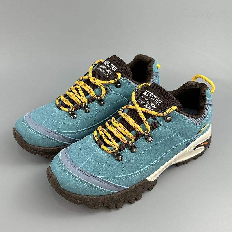 Pantofi bărbați cu plasă - Casual pentru drumeții, mid-top, creștere a înălțimii, talpă din cauciuc, închidere cu șireturi