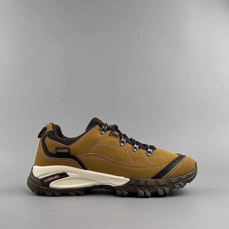 Pantofi bărbați cu plasă - Casual pentru drumeții, mid-top, creștere a înălțimii, talpă din cauciuc, închidere cu șireturi