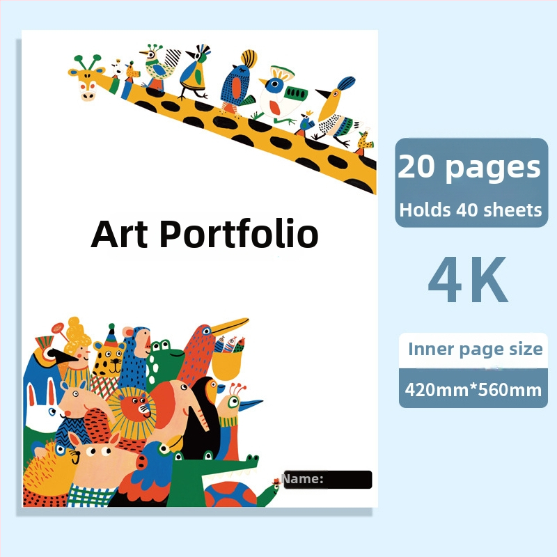 Album na uchovávanie umeleckých diel — Fudele 3320, 40 strán, hrúbka 85, materiál plast