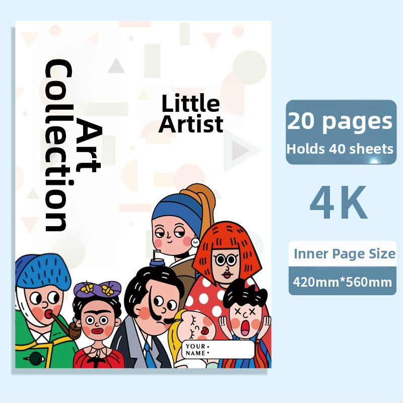 Album na uchovávanie umeleckých diel — Fudele 3320, 40 strán, hrúbka 85, materiál plast