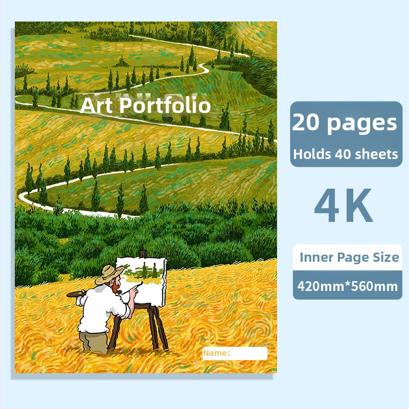 Album na uchovávanie umeleckých diel — Fudele 3320, 40 strán, hrúbka 85, materiál plast