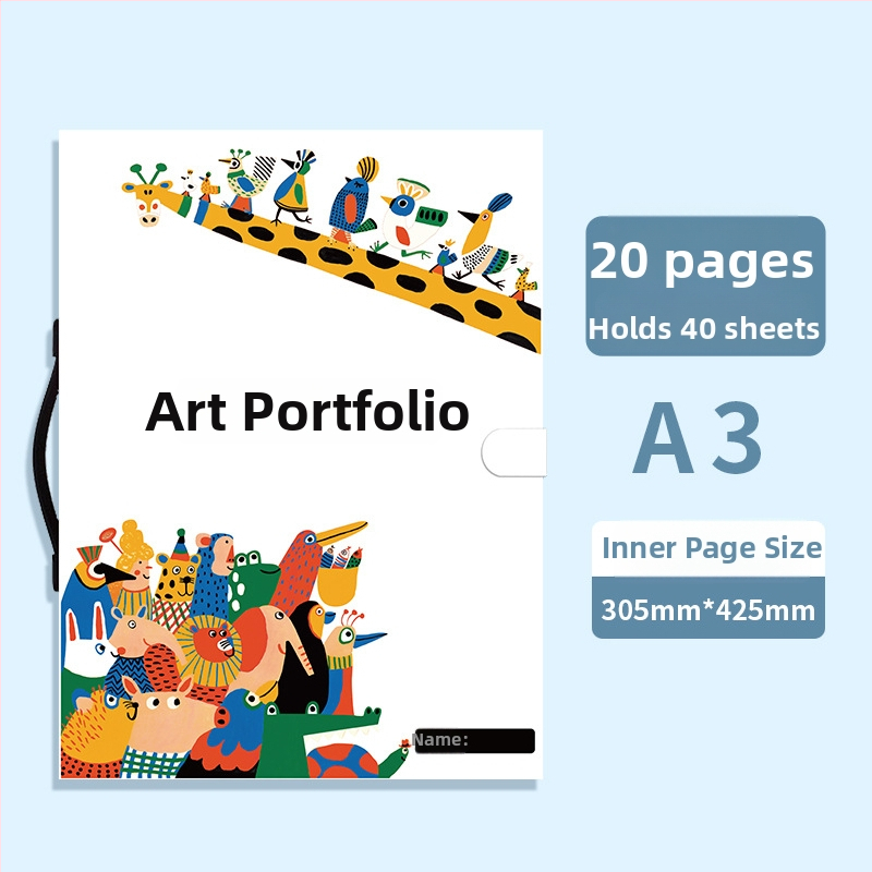 Album na uchovávanie umeleckých diel — Fudele 3320, 40 strán, hrúbka 85, materiál plast