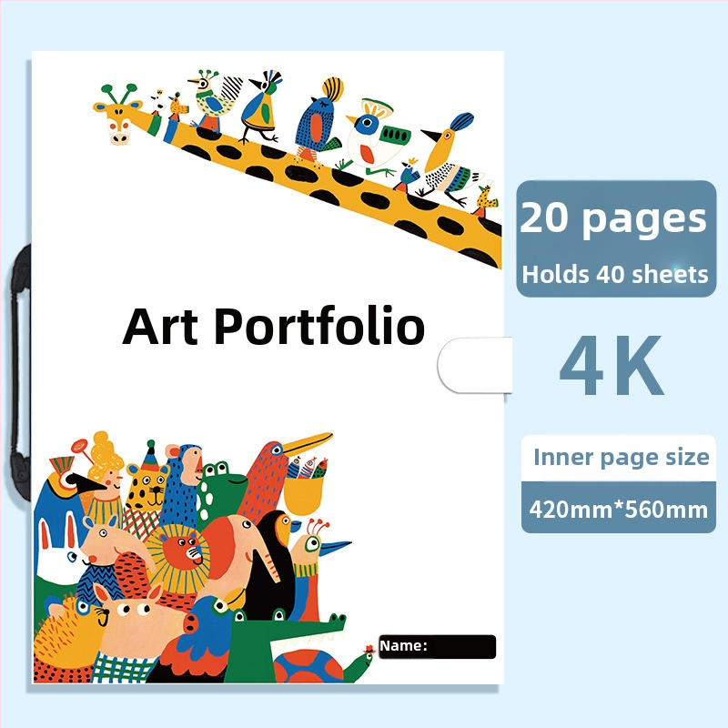 Album na uchovávanie umeleckých diel — Fudele 3320, 40 strán, hrúbka 85, materiál plast