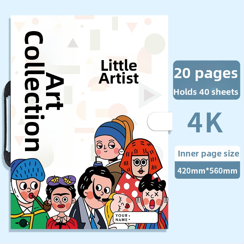 Album na uchovávanie umeleckých diel — Fudele 3320, 40 strán, hrúbka 85, materiál plast