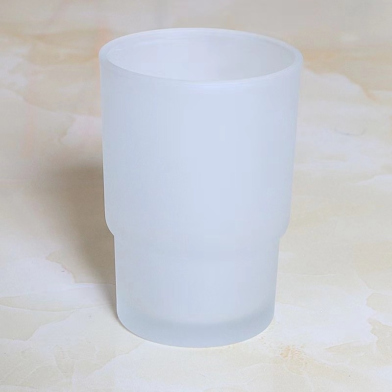 Δοχείο οδοντόβουρτσας - Ματ γυαλί, Ανθεκτικό σε θερμοκρασίες, Σύγχρονο μινιμαλιστικό στυλ, Διαθέσιμο για εκτύπωση λογότυπου