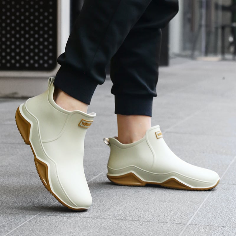 Ghete de ploaie din plastic, unisex, talpă EVA, impermeabile, antiderapante