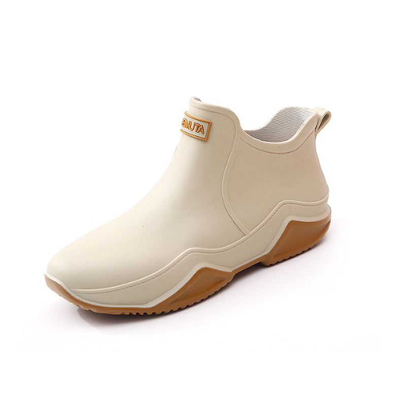 Ghete de ploaie din plastic, unisex, talpă EVA, impermeabile, antiderapante