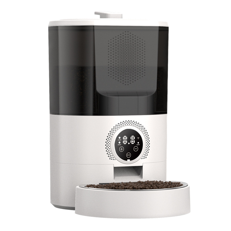 Αυτόματος ταϊστής γάτας με τηλεχειρισμό, προγραμματιζόμενες μερίδες, πλήρης εξοπλισμός ταΐσματος