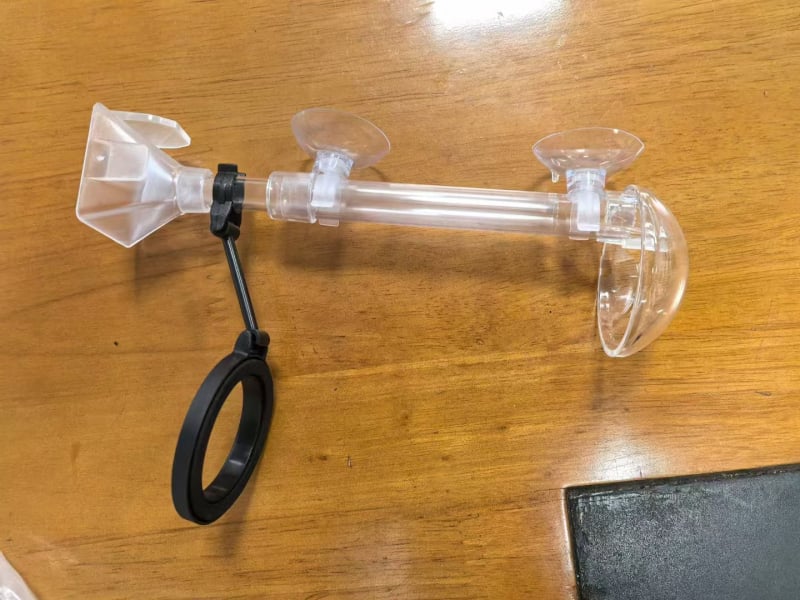 Σετ ταΐσματος ενυδρείου: δαχτυλίδι ταΐσματος και δοσομετρητής σωλήνας — πλαστικό, μάρκα Aquatic Craftsmen, 0,1 kg, σετ 96 τεμάχια