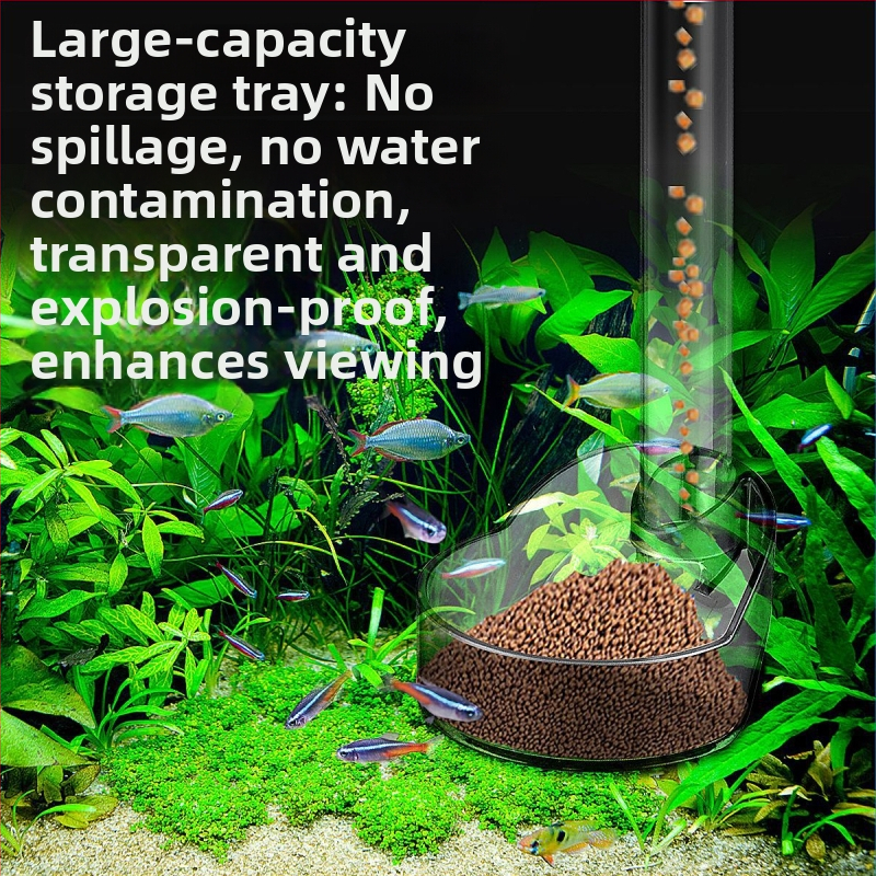 Σετ ταΐσματος ενυδρείου: δαχτυλίδι ταΐσματος και δοσομετρητής σωλήνας — πλαστικό, μάρκα Aquatic Craftsmen, 0,1 kg, σετ 96 τεμάχια