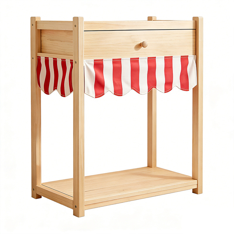 Raft de sertare pentru hrana animalelor — din lemn, pentru pisici, Core Ratio, Pet Drawer Rack