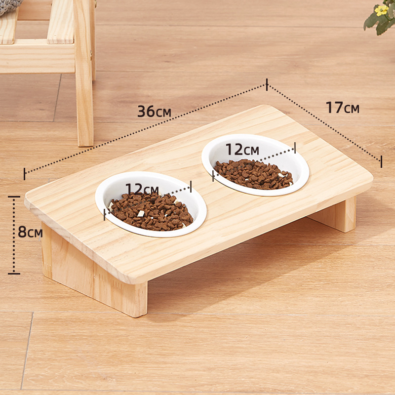 Raft de sertare pentru hrana animalelor — din lemn, pentru pisici, Core Ratio, Pet Drawer Rack