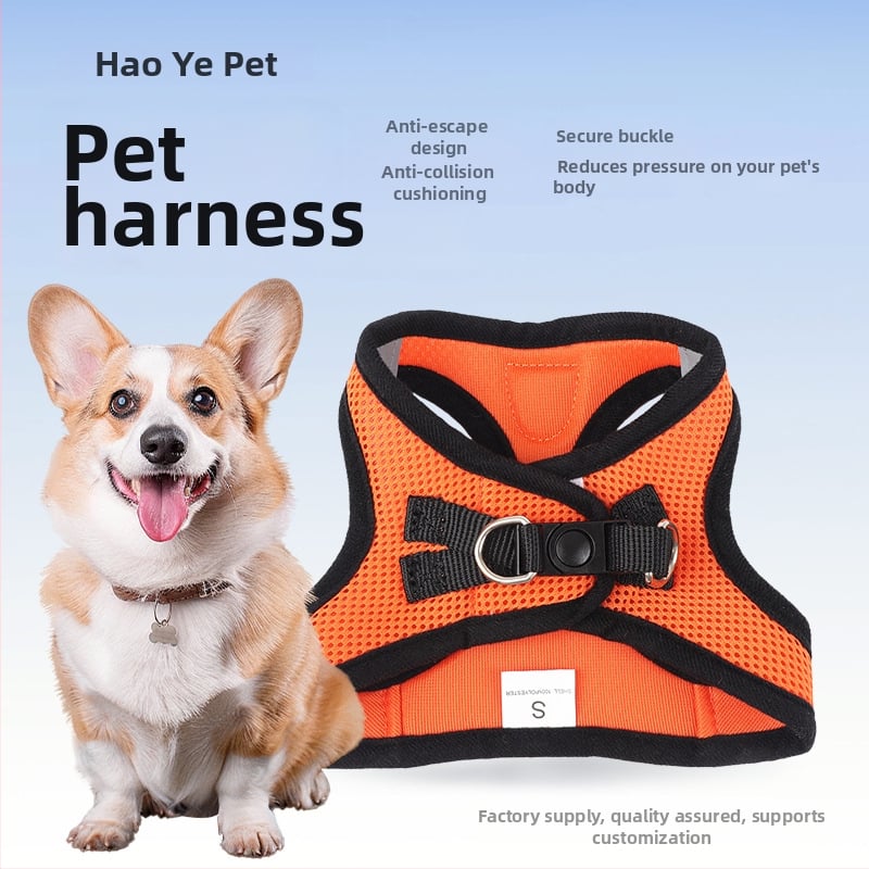 Nylon kutyahám, mellkasrész, nem bővíthető, kategória: háziállatok láncai és kötelei