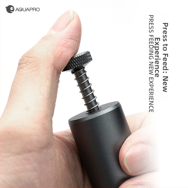 Αυτόματος τροφοδότης ενυδρείου F1, αλουμινίου κράμα, κατάλληλος για κόκκους τροφής έως 1,5 mm, μάρκα Envy fish