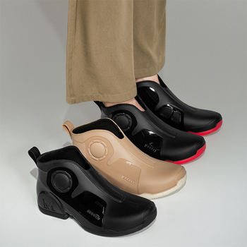 Ghete de ploaie, unisex PVC scurte, impermeabile, anti-derapare, ușoare, talpă PU