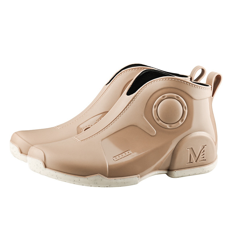 Ghete de ploaie, unisex PVC scurte, impermeabile, anti-derapare, ușoare, talpă PU