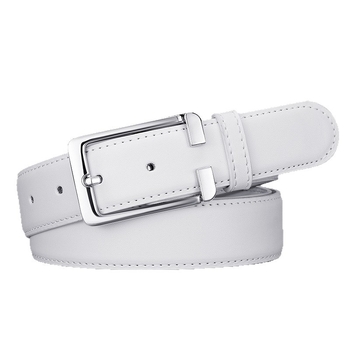 Férfi PU bőröv ötvözet csattal, négyzet alakú csattal, japán zárás, fiataloknak