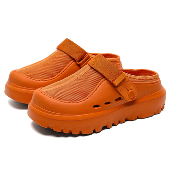 2025 Ljetne muške prozračne papuče za plažu s perforiranim dizajnom, casual slip-on