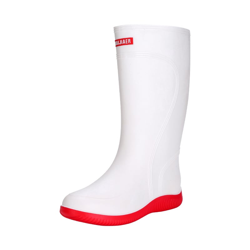 Uniszex PVC esőcsizma, magas cső, csúszásmentes talp, EVA talpbetét, injekciós öntéses kivitelezés