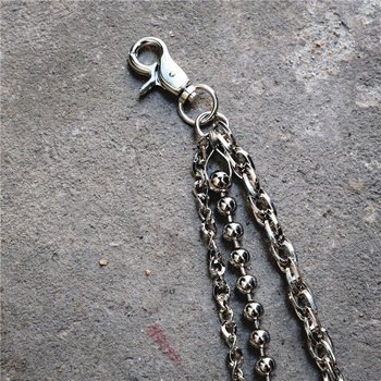 Lanac za struk – metalni, hip-hop stil, s jednim krugom pojasa, duljina 60–80 cm