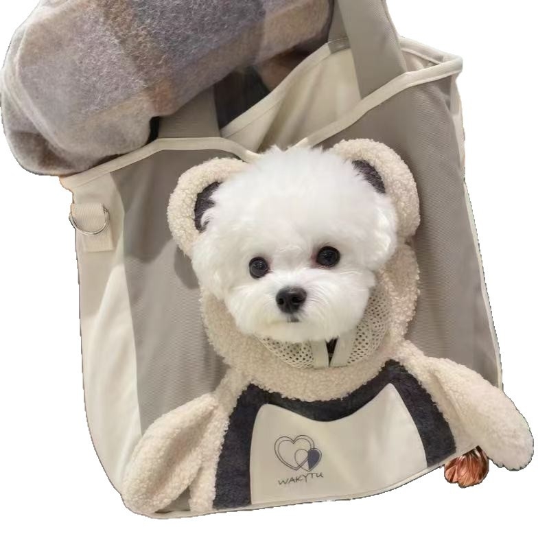 Hipani Oxford Torba za kućne ljubimce za mačke i male pse | crossbody preko ramena, uzorak životinja, kapaciteta do 4 kg