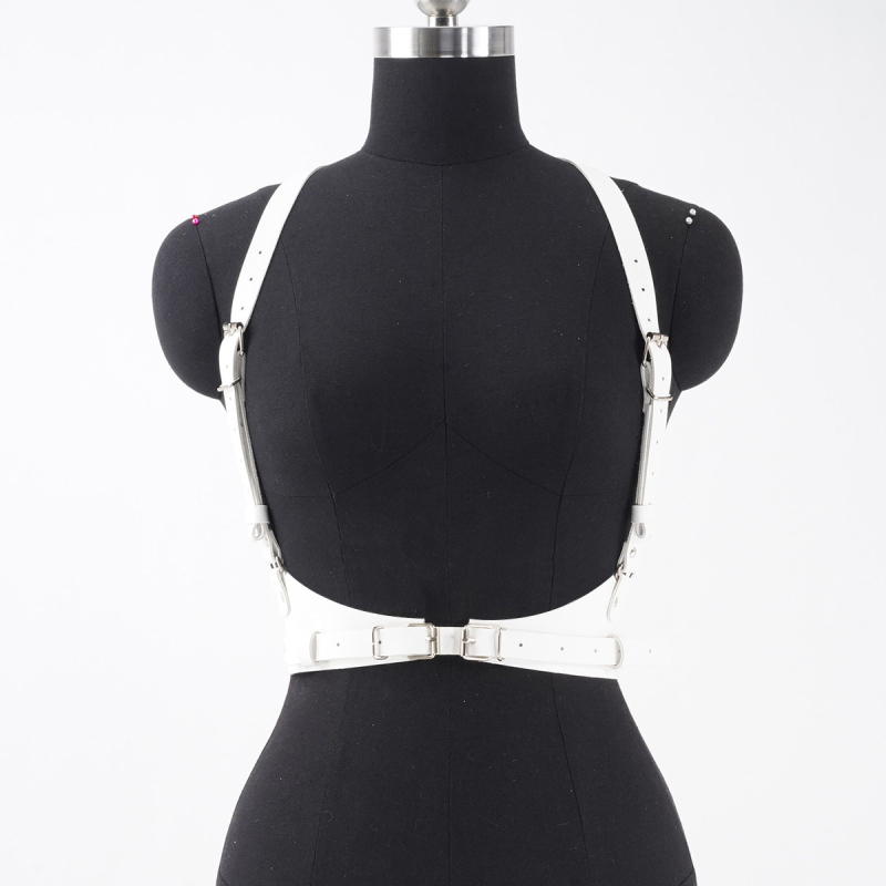 PU bőr női deréköv, vékony szélességű (<2 cm), ötvözet csat, sima záródás, punk/hip-hop stílus