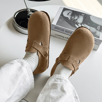 Baokang pantofi loafer slip-on pentru bărbați – partea superioară din microfibră, talpă EVA, închidere din cauciuc, lansare vară 2025