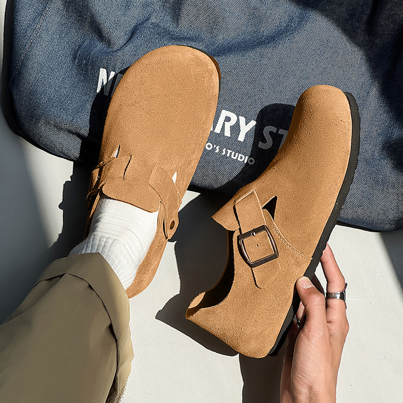 Baokang pantofi loafer slip-on pentru bărbați – partea superioară din microfibră, talpă EVA, închidere din cauciuc, lansare vară 2025