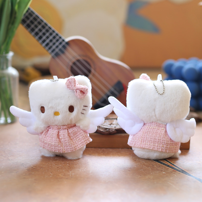 Γατάκι από βελούδο για μπρελόκ, παιχνίδι γάτας, γέμισμα PP βαμβάκι, υπερ-μαλακό κοντό βελούδο, μάρκα Prayer bear