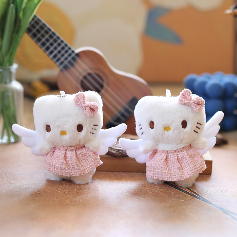 Γατάκι από βελούδο για μπρελόκ, παιχνίδι γάτας, γέμισμα PP βαμβάκι, υπερ-μαλακό κοντό βελούδο, μάρκα Prayer bear