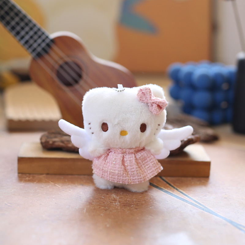 Γατάκι από βελούδο για μπρελόκ, παιχνίδι γάτας, γέμισμα PP βαμβάκι, υπερ-μαλακό κοντό βελούδο, μάρκα Prayer bear